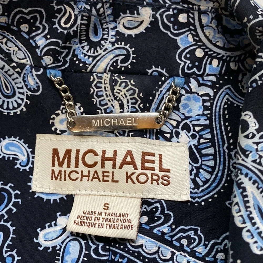 Michael Kors Paisley Knee Length Coat 🧥